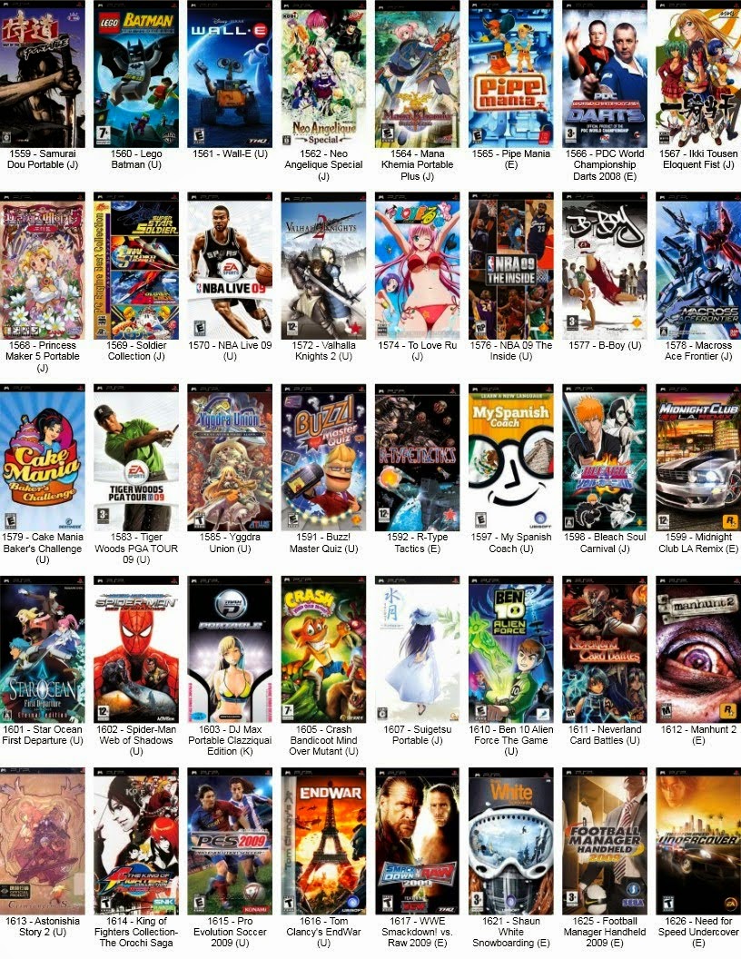 100 Free Download Full Psp Games