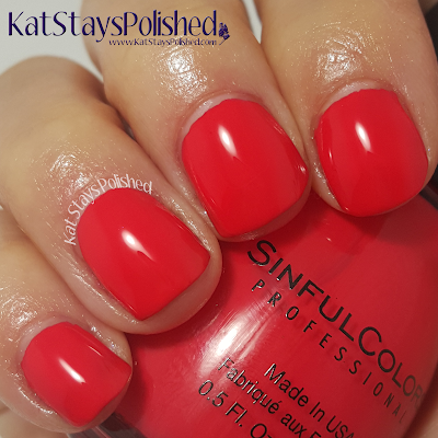SinfulColors - A Class Act - Energetic Red | Kat Stays Polished