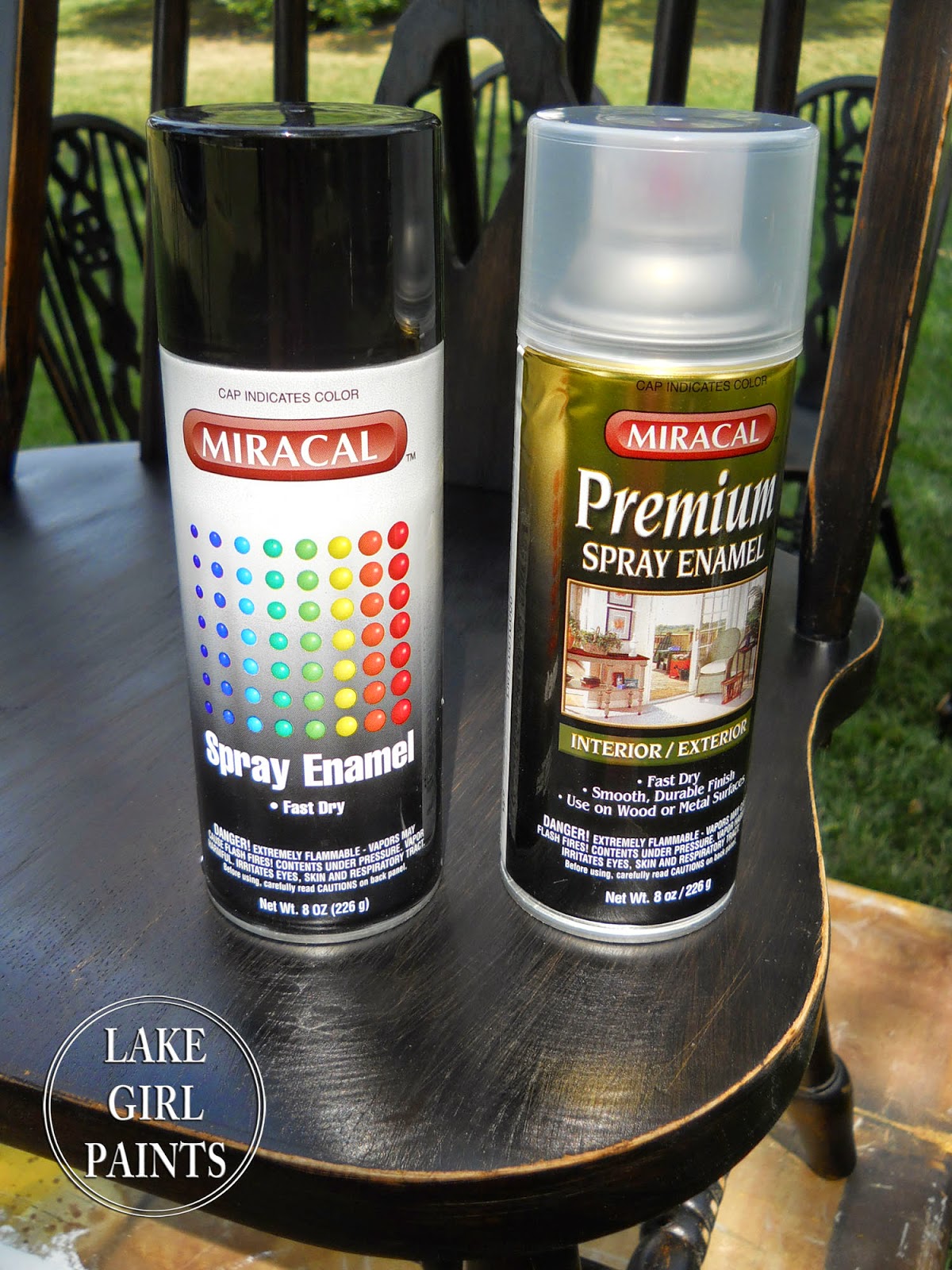 Lake Girl Paints Painting Farmhouse Furniture Shortcut Spraypaint Black