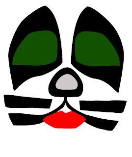 Kiss band, makeup design, The Cat