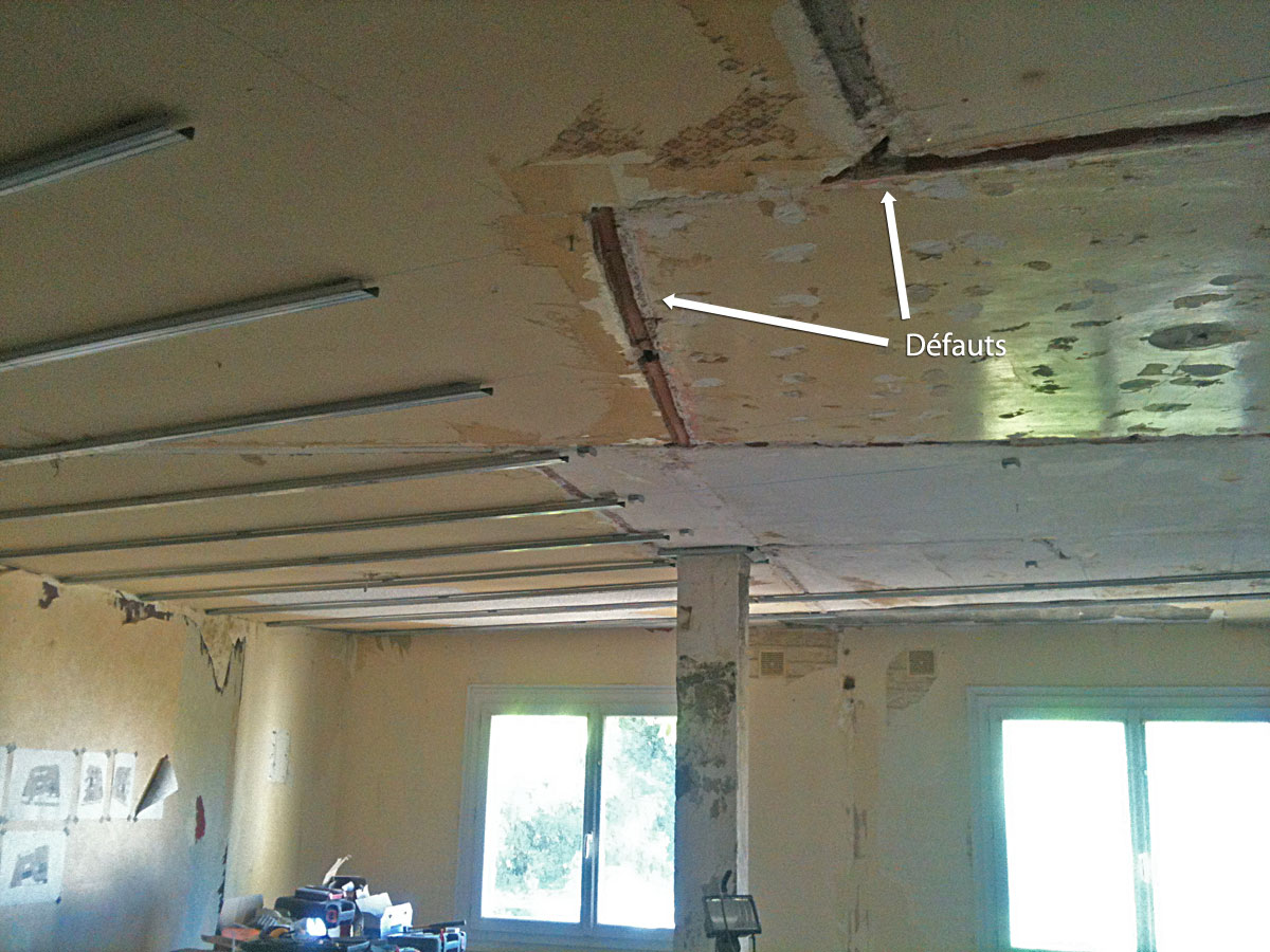 Rénovation de ma maison: le faux plafond
