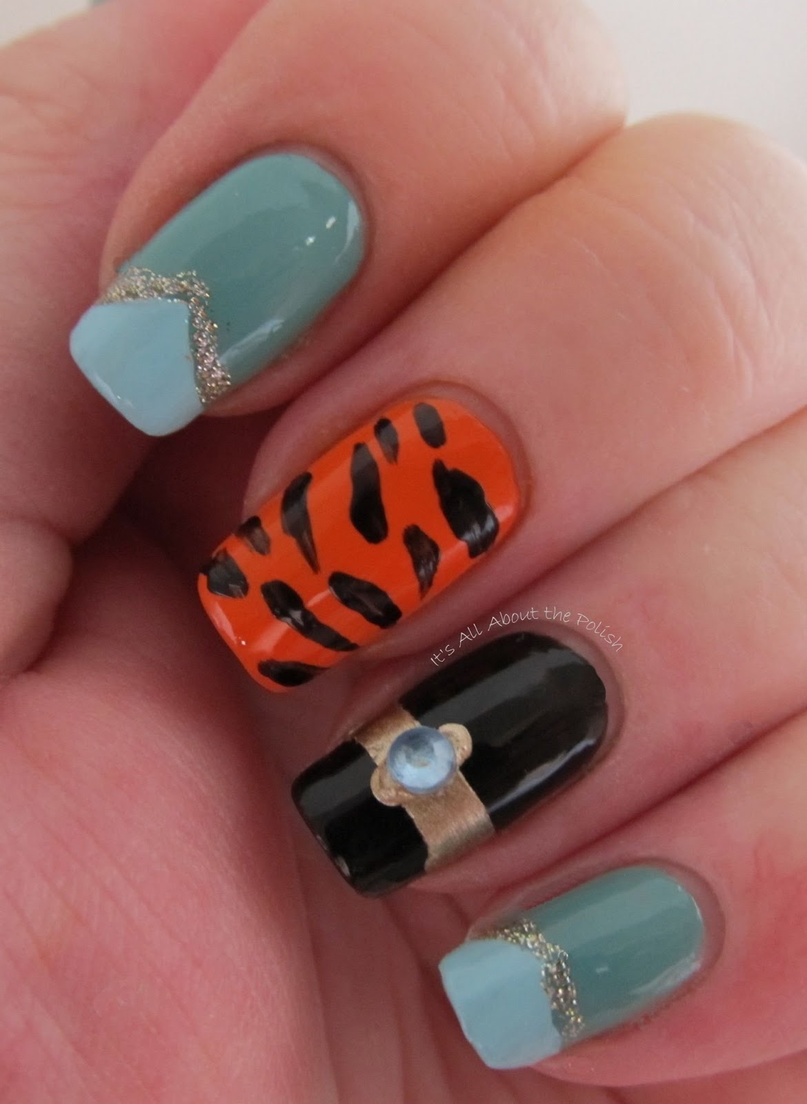 It's all about the polish Disney Princess Jasmine Nails