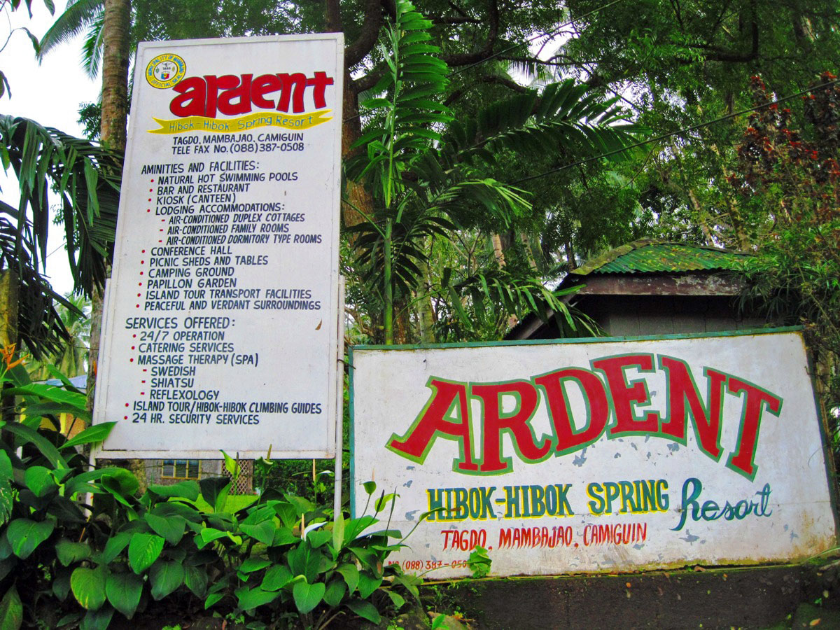 the viewing deck Camiguin Island's Tourist Attraction
