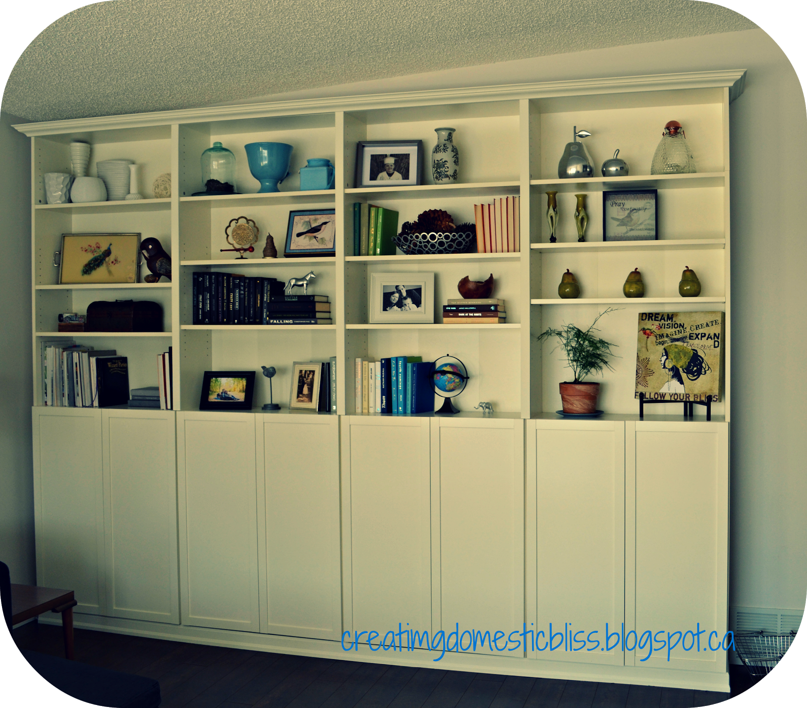 creating domestic bliss Beefed up Billy Bookshelf