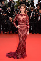 Cheryl Cole in a red hot dress