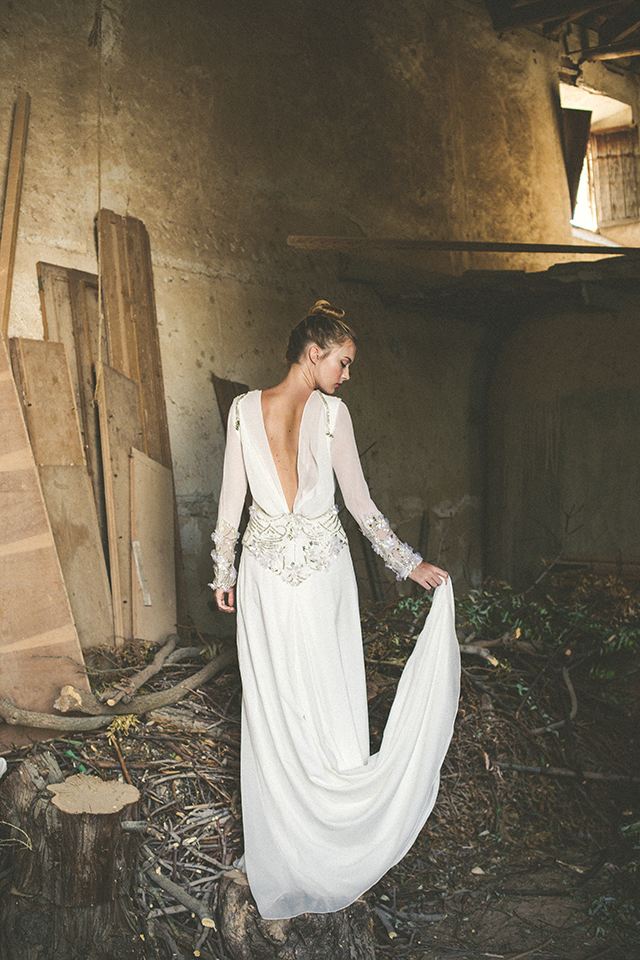 bebas closet vestido novia ideas blog bodas tendencias boho capa flores