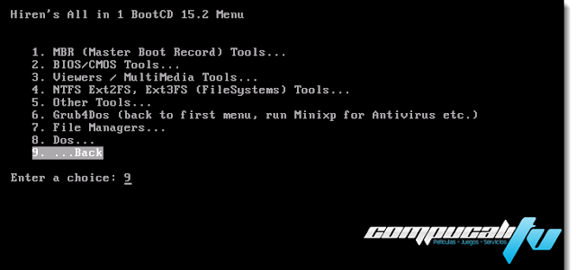 Hiren’s BootCD v15.2 Diagnostico para Reparar PC Computadores