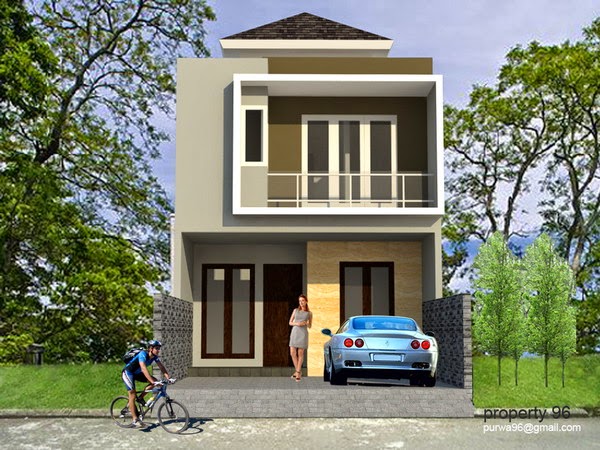 16+ Desain Rumah Minimalis 2 Lantai Lebar 8 Meter Gif