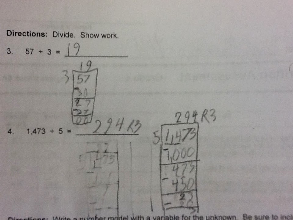 Exit 10A: Trying to Make Some Sense Out of Long Division