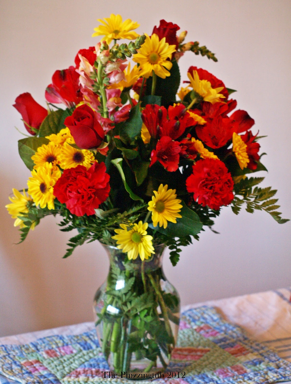 The Phizzing Tub... Anniversary Flowers