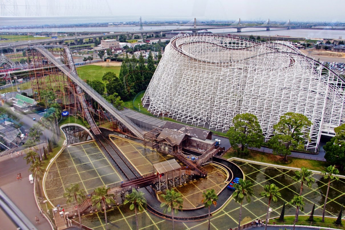 the viewing deck Nagoya Tour 1st part; Morning at Nagashima Spa Land