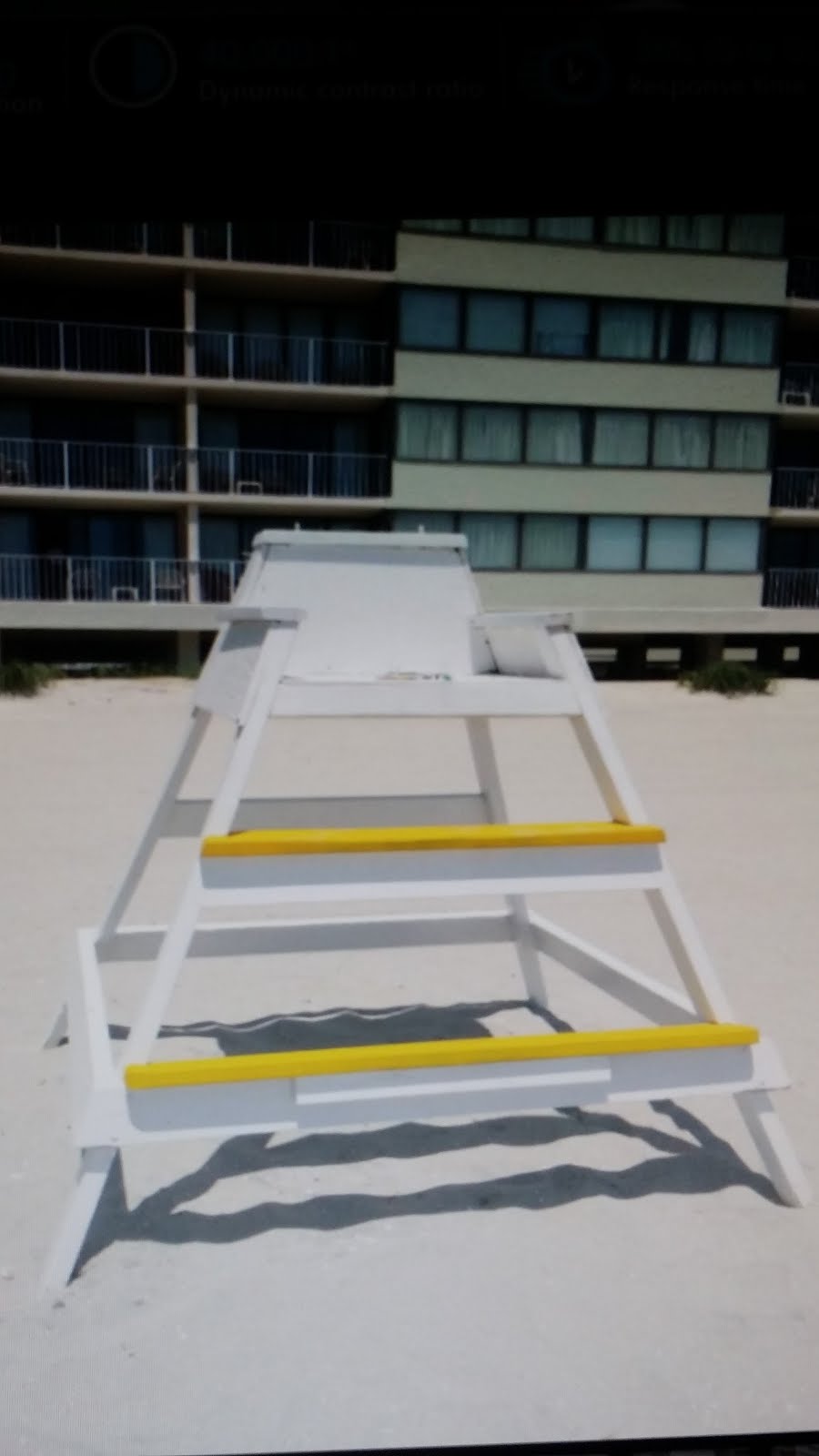 Lifeguard station ... Tommy died, collapsed near this