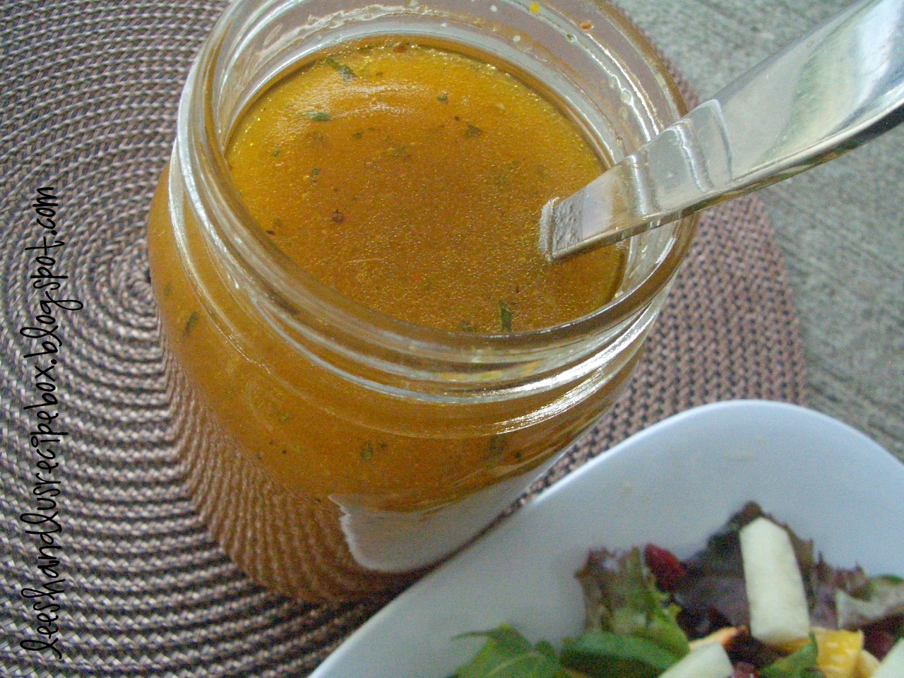 Leesh & Lu's Recipe Box CranOrange Salad {with Orange Vinaigrette