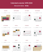 Calendario Escolar 190 días