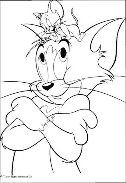 Tom and Jerry Coloring Pages