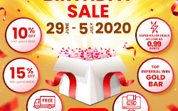 PGMALL Birthday Sale 29Jun-5July Countdown 5