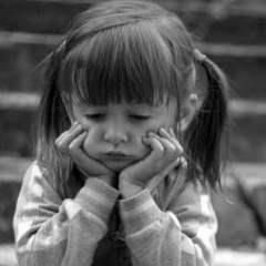 sad baby girl dp