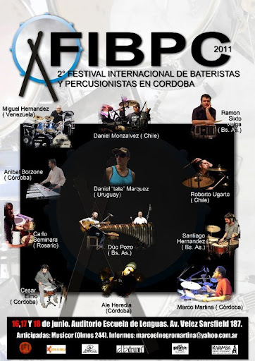 2° Festival Internacional de Bateristas y Percusionistas CB 2° Festival Internacional de Bateristas y Percusionistas CB