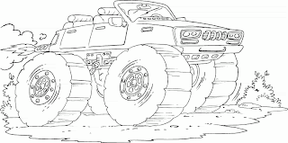 monster truck coloring pages to print | FCP