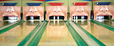 Bowling Lane Insurance Advertisement