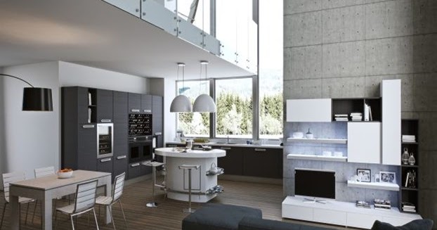 Sala y cocina en un solo ambiente | Ideas para decorar, diseñar y