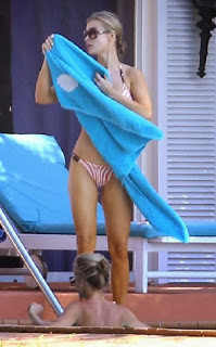 Joanna Krupa Pink Zebra Bikini Miami