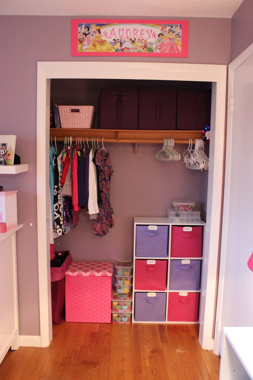 Organizing for Six My Daughter's Room Clean & Organized