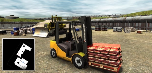 Game Simulasi Belajar Forklift Warehouse and Logistics Pc Full