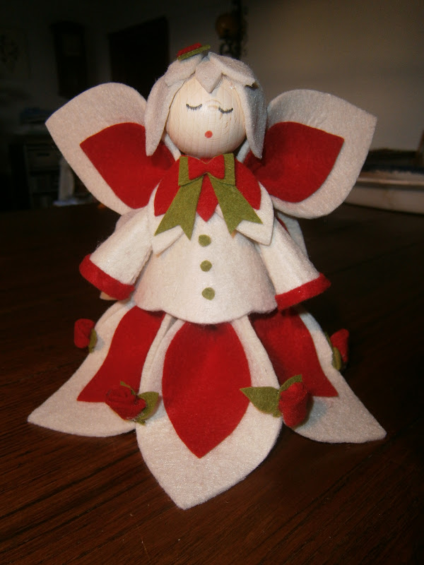L'ora del te: Angioletto di Natale in feltro