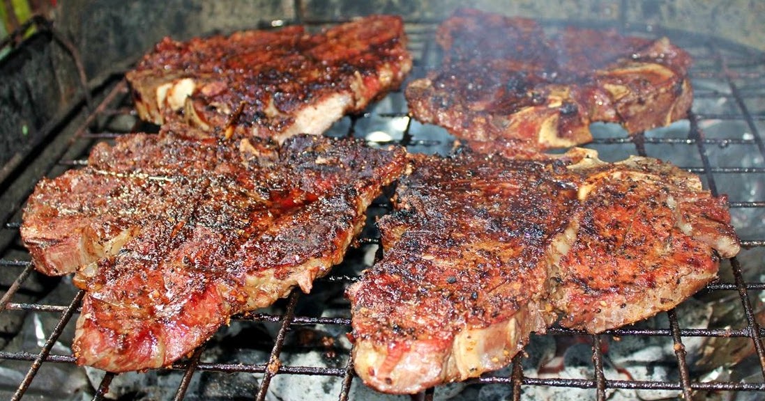 BBQGuam Porterhouse Steak on the Grill