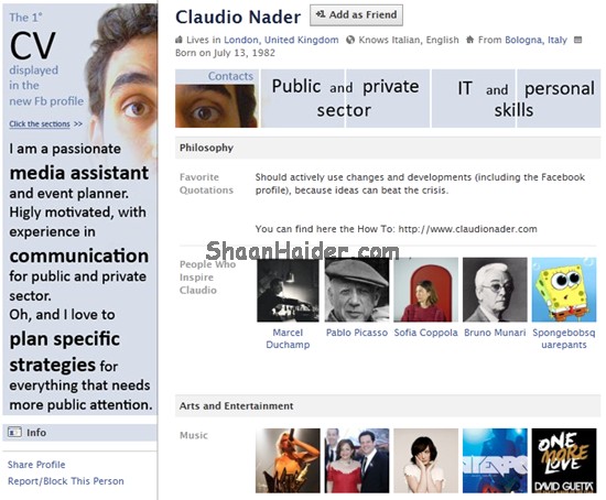 Great Facebook Profiles