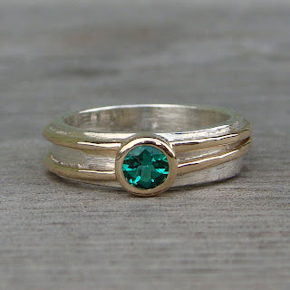 emerald engagement ring