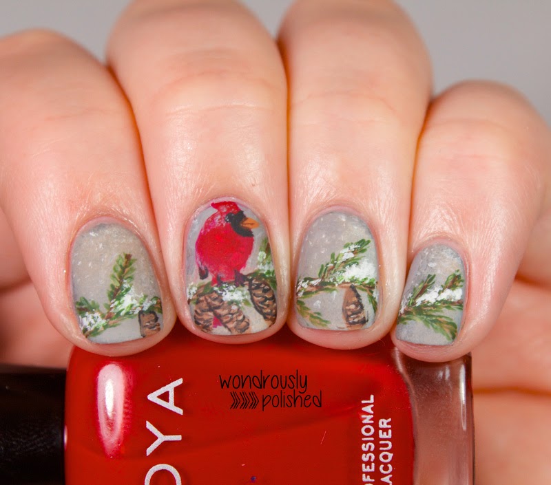 Wondrously Polished NPC 2nd Annual Holiday Nail Art Challenge Day 1