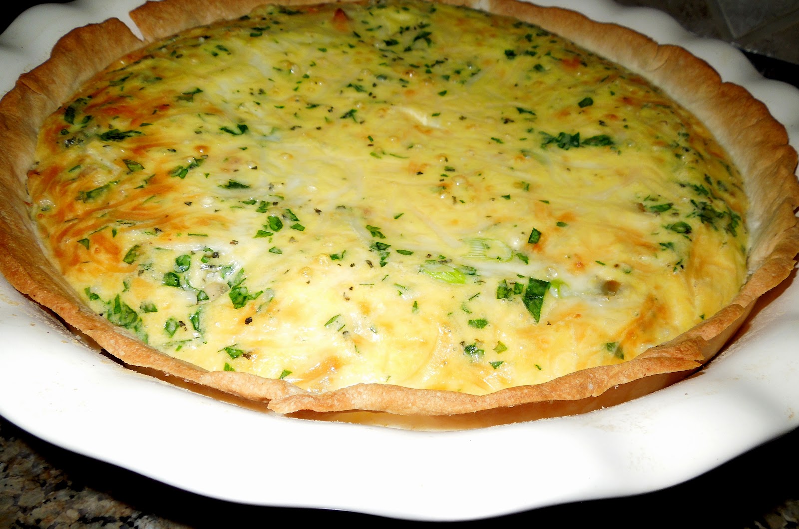 Artichoke And Pancetta Quiche