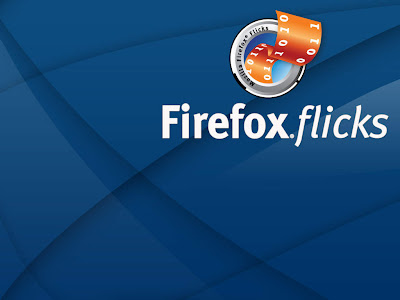 Mozzila Firefox Blue Flicks Wallpaper