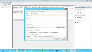 Create task powershell with task sheduler Create task powershell with task sheduler