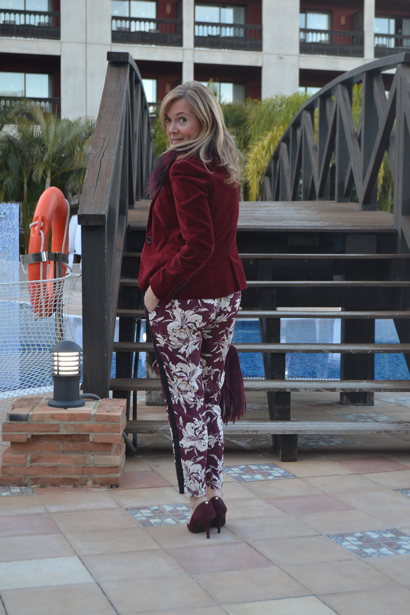 mis looks, con buena facha, moda, bilbao ,look en granate