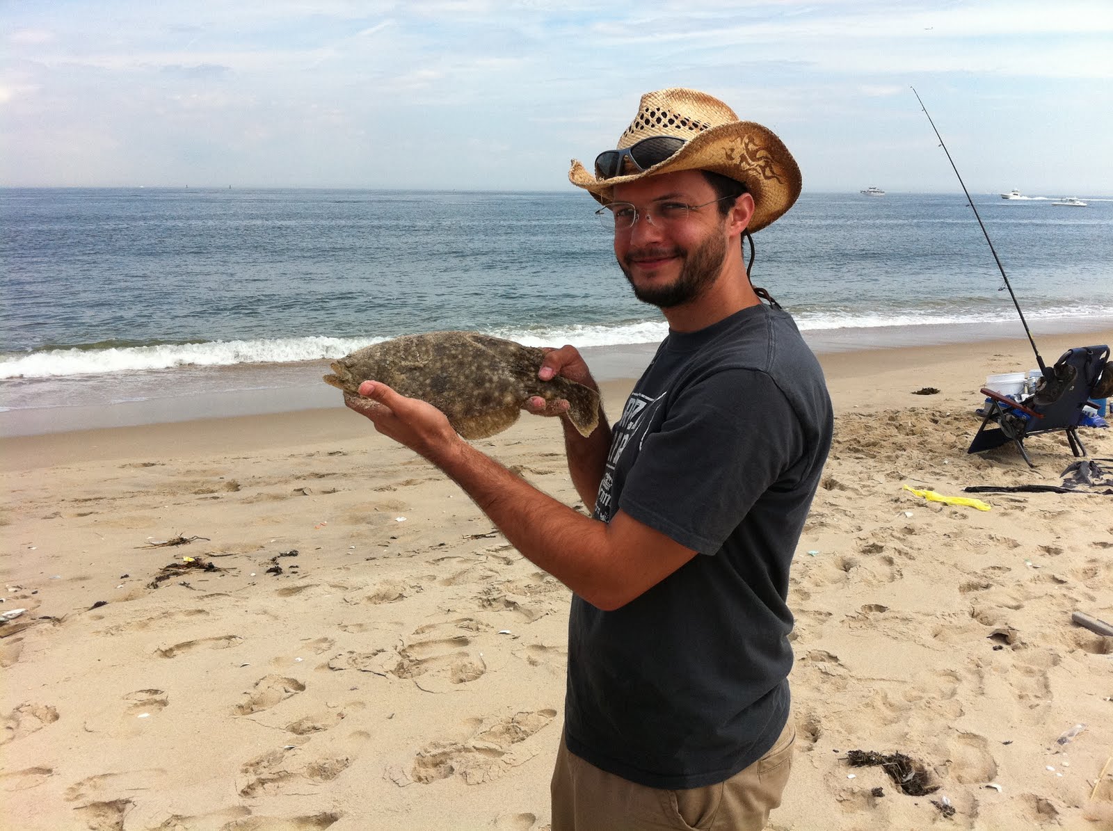 Merk's Fishing Report 20110521, Surf Fishing, Sandy Hook, NJ