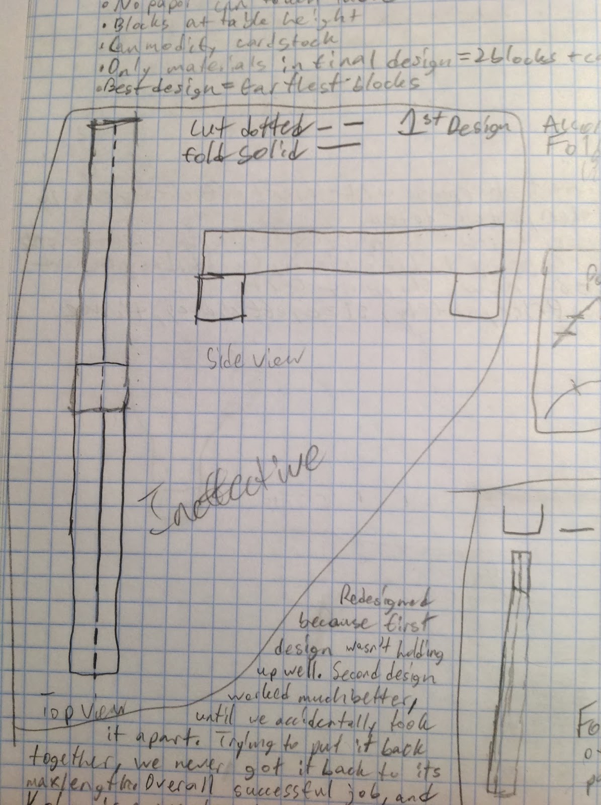 Engineering Portfolio Activity 1.8 Instant Challenge Paper Bridge