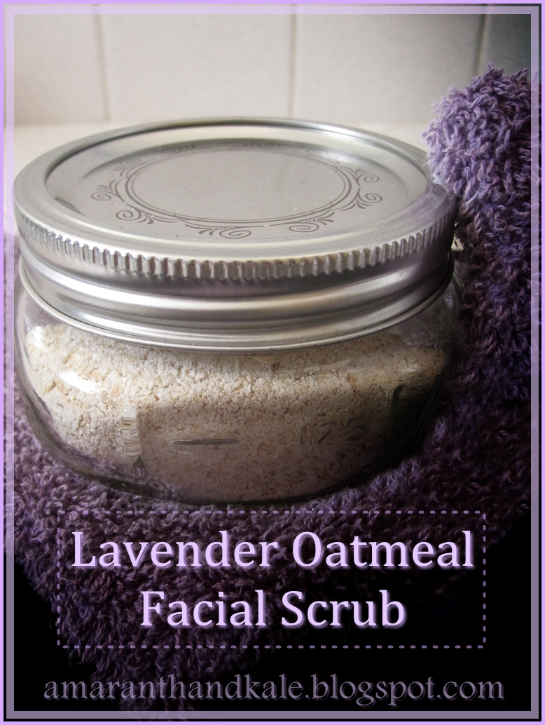Amaranth & Kale Lavender Oatmeal Facial Scrub