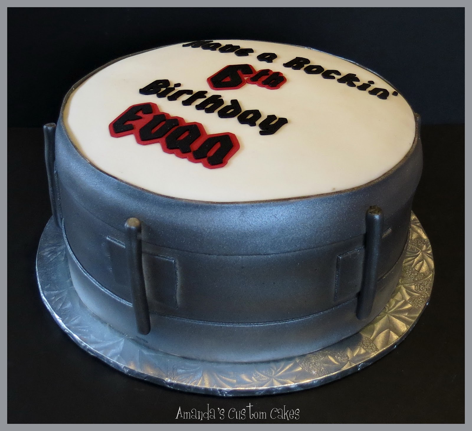 Drums Cake