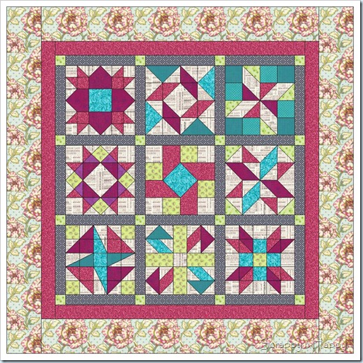 Elven Garden Quilts {QAL} Putting your quilt top together