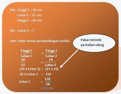 Matematika Gampang Contoh Soal Perbandingan Dan Skala