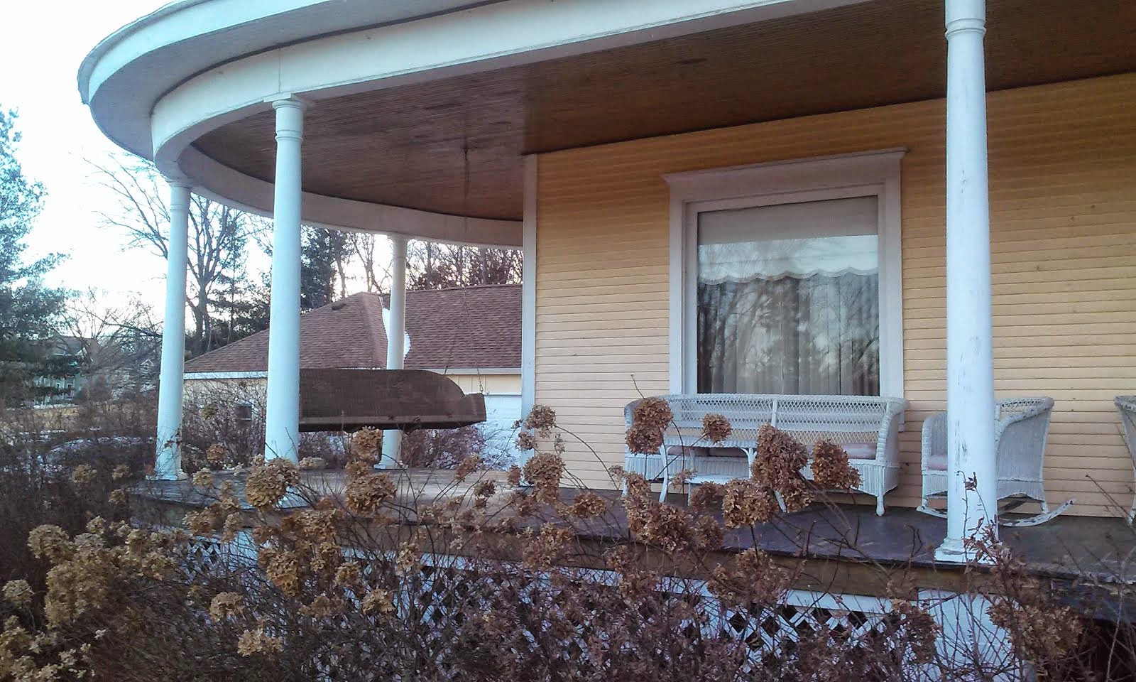 Jeannie's porch on Moonflower Road