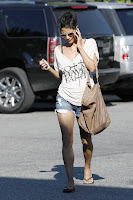 Halle Berry on a parking lot in Beverly Hills