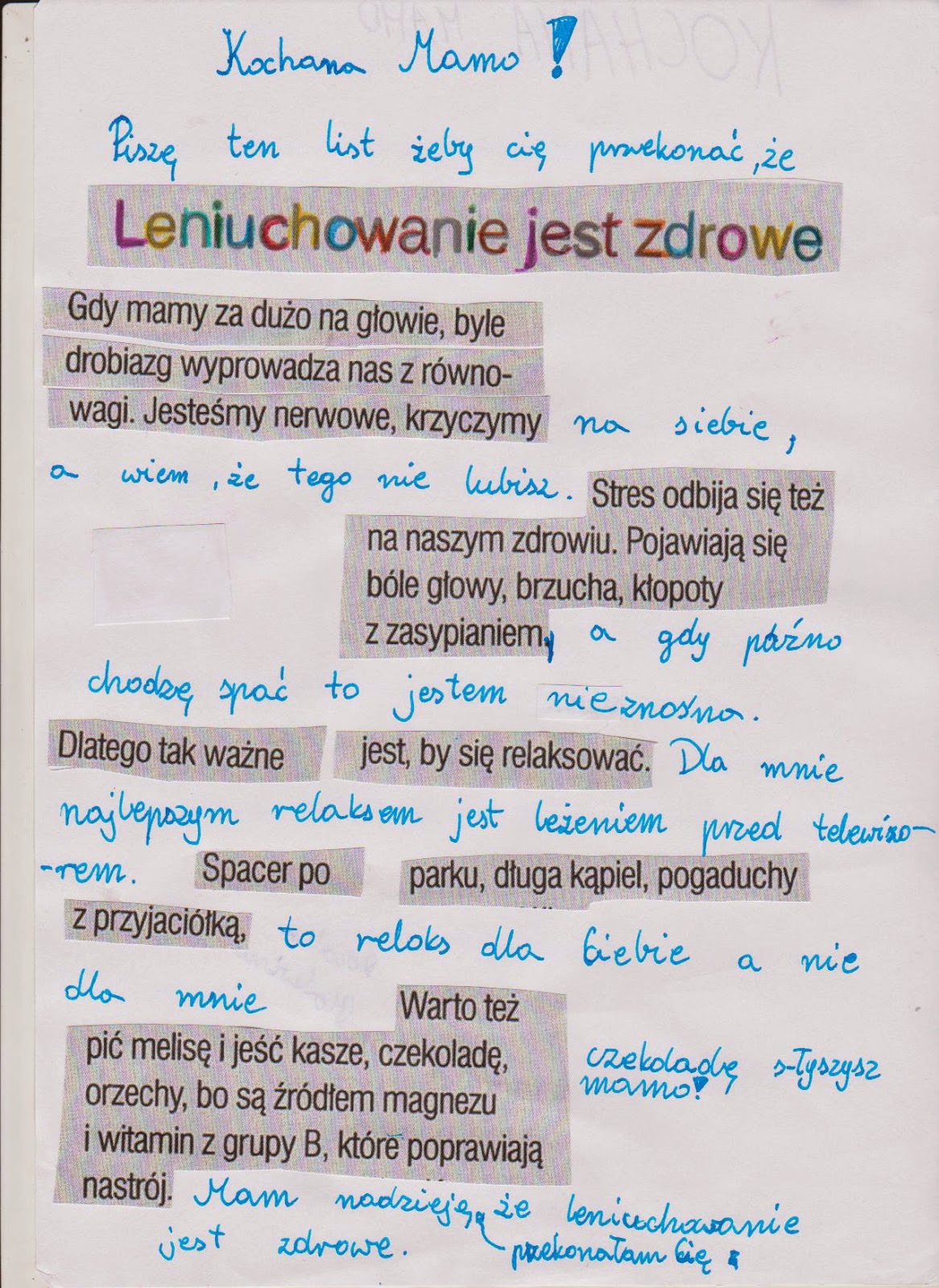 Takie tam po polsku: Pomysły i arteterapia (ciąg dalszy)