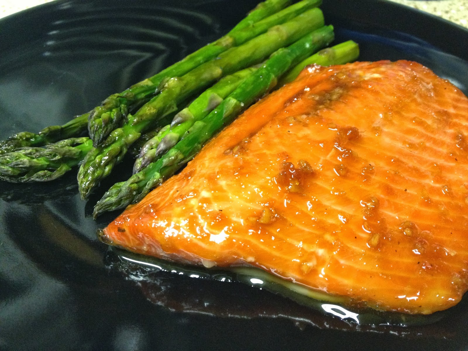 Out of the Oven Cedar Plank Salmon with Maple Glaze