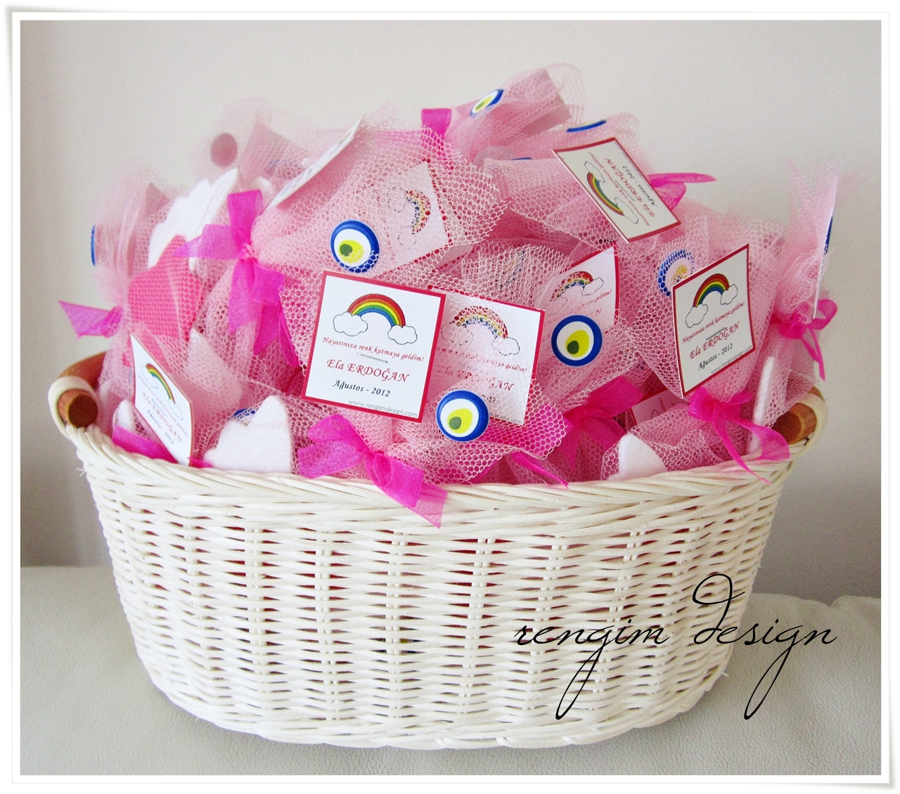 Rengim Design Keçe Bebek Şekeri / Tema Melek ♥