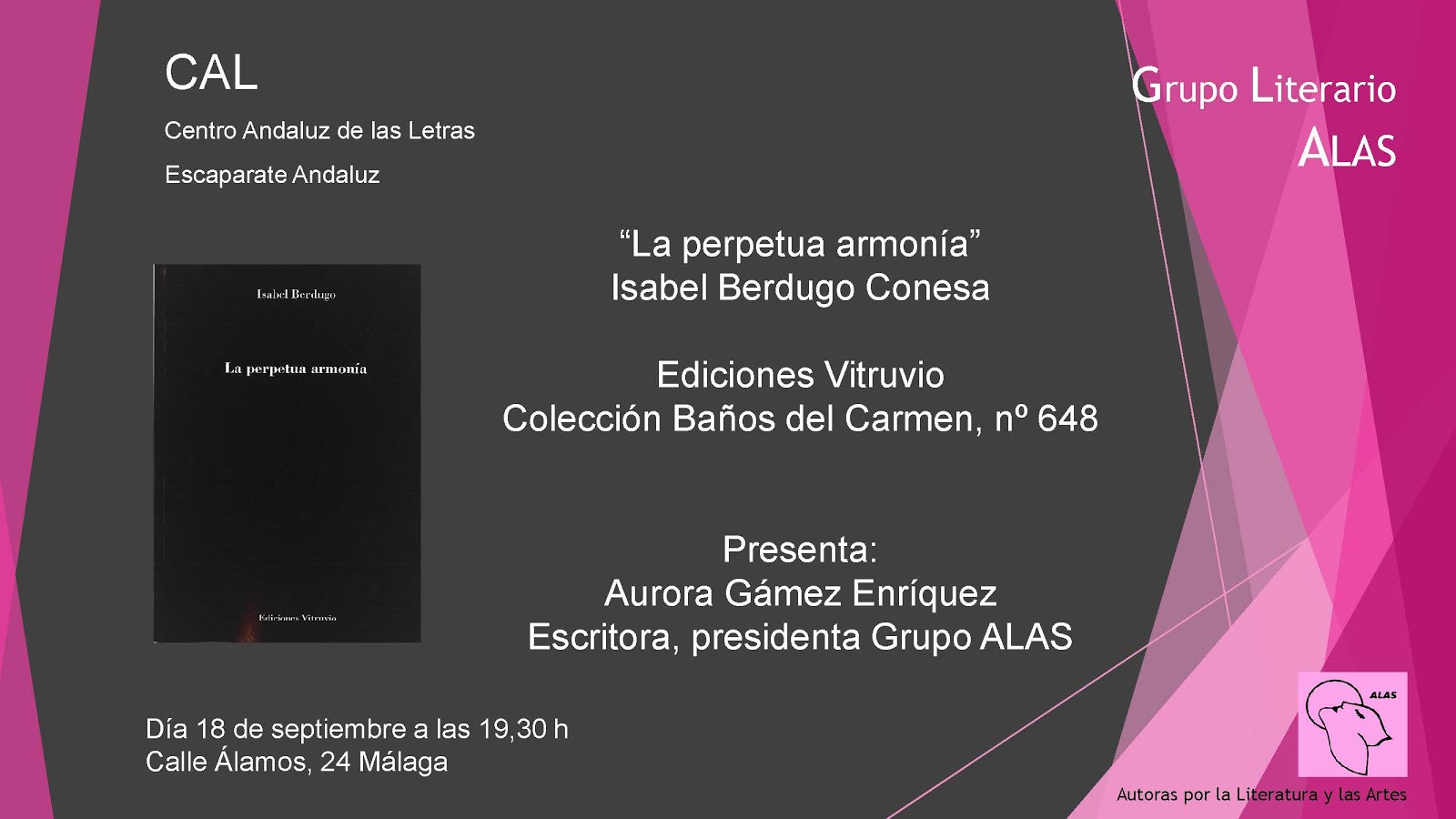 XIII Edición Ciclo Librepensamientos. Grupo ALAS