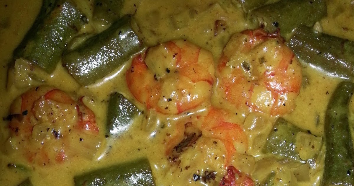 Mum knows the Best.... Prawns and Okra in coconut curry (Caldeen/ Caldine curry)